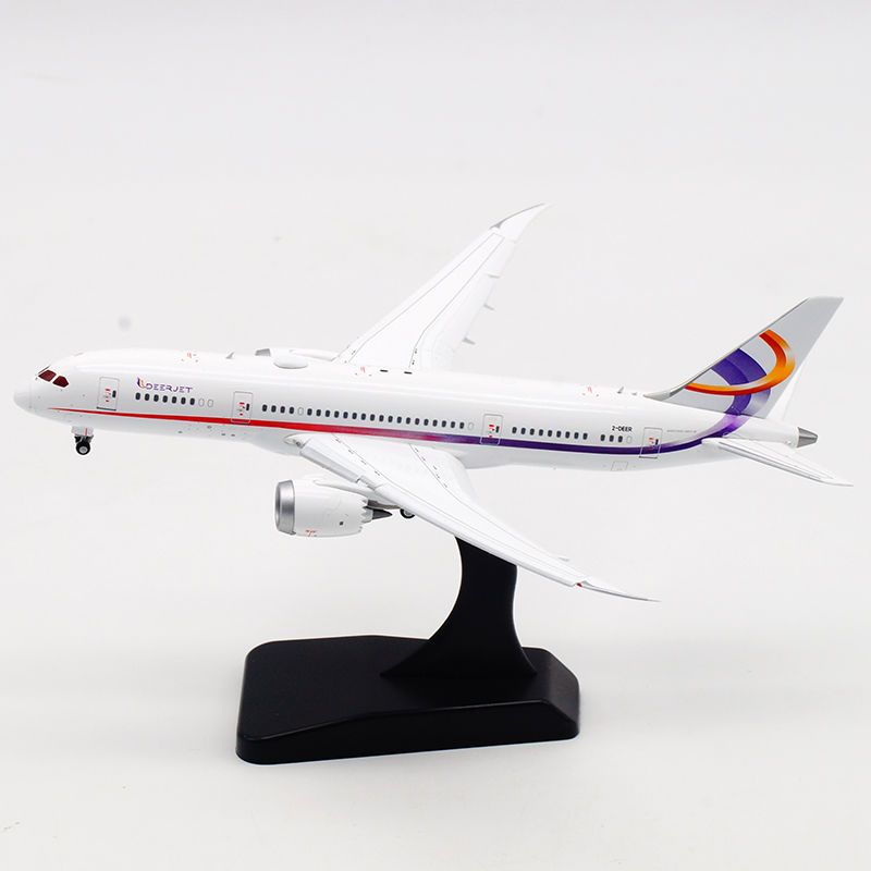 jc wings 1:400 飞机模型 合金 金鹿航空 b787-8 2-deer  襟翼版