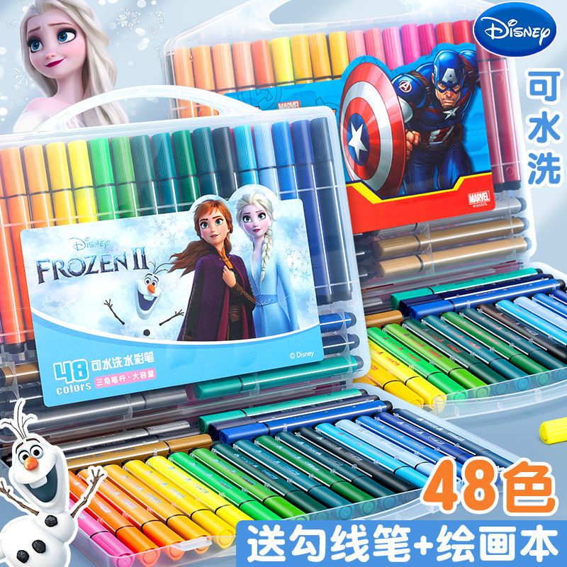 迪士尼水彩笔怎么样 大容量墨水,可耐用的儿童水彩笔_什么值得买