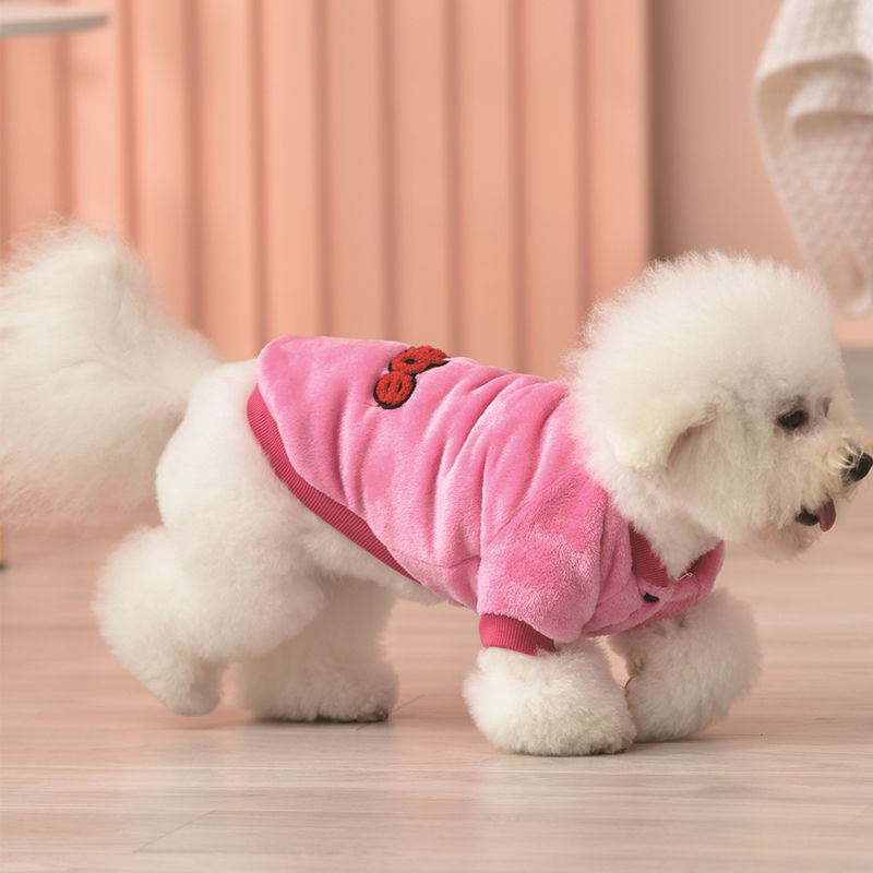 狗狗衣服秋冬款加厚中小型泰迪狗衣服法斗卫衣比熊衣服冬保暖清仓