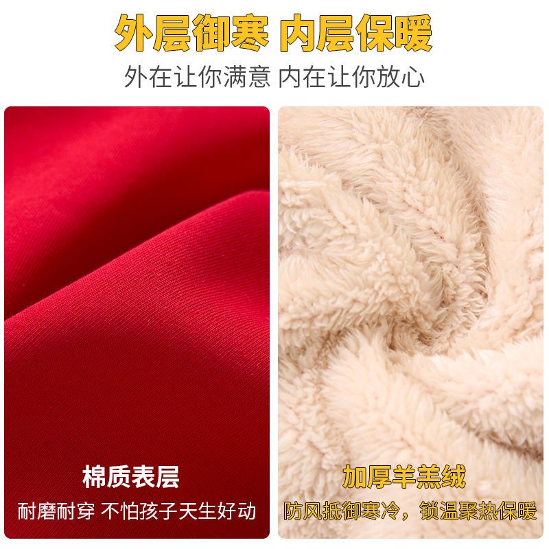 106044-芝麻街童装官方正品男童羊羔绒连帽卫衣潮流酷帅气一体绒加厚外套-详情图