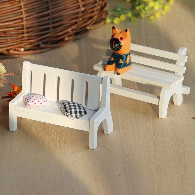 创意实木家居小椅子摆件桌面可爱装饰品迷你木质桌椅摆设拍照道具