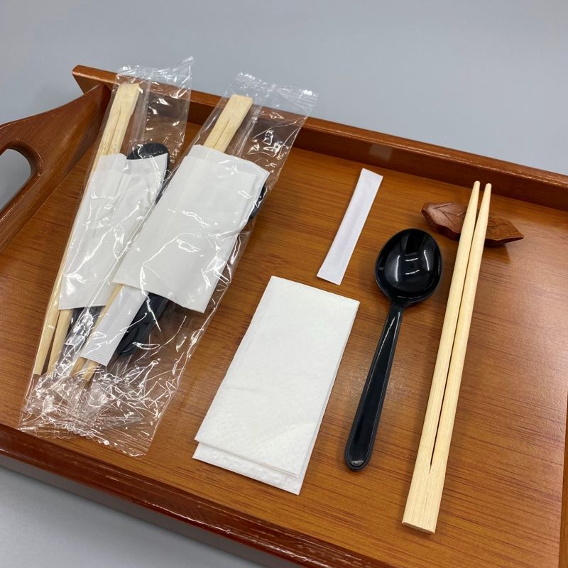 一次性筷子四件套外卖餐具包四合一套装餐具套装外卖筷四件套定制