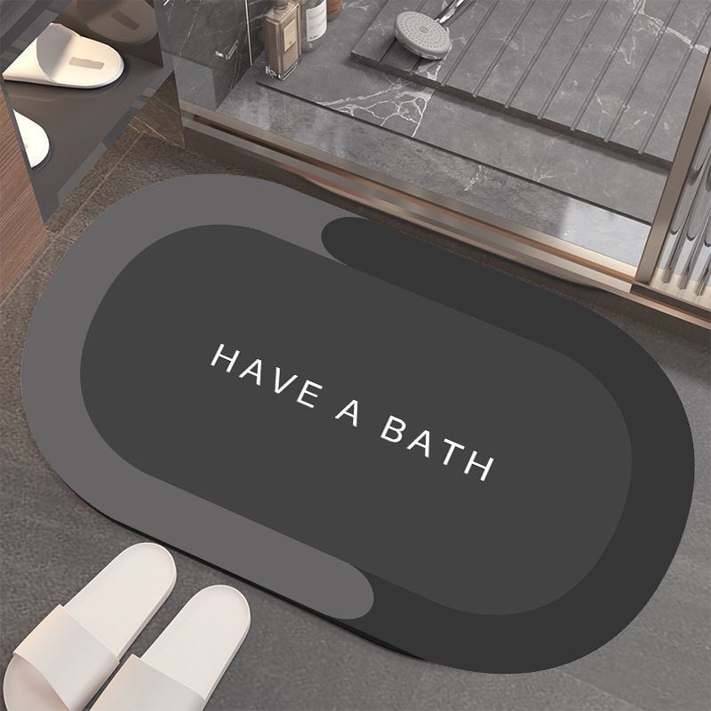 Bathroom toilet floor mat non slip water absorbent foot mat toilet door shower door mat door mat customized