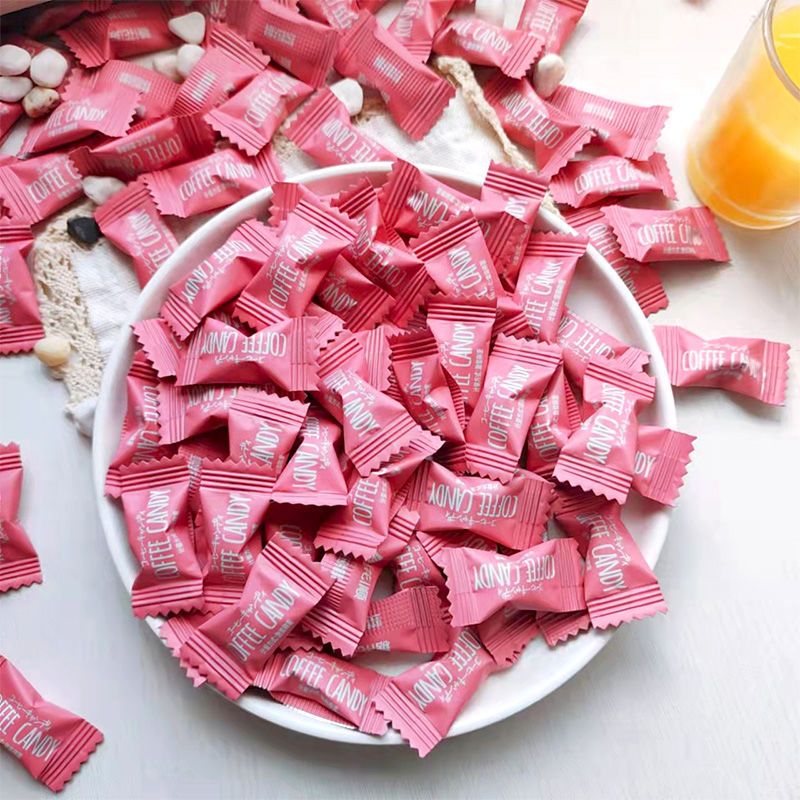 糖花顺咖啡糖可嚼即食咖啡豆加班防困特浓压片高颜值随身携带糖果 虎窝拼