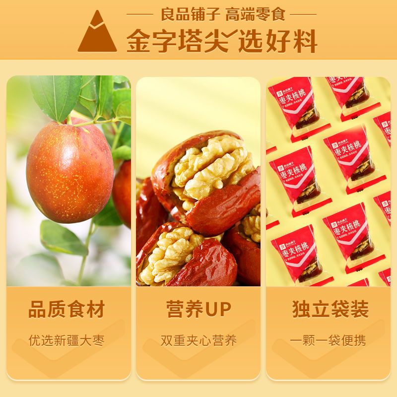 105990-良品铺子枣夹核桃520g新疆灰枣夹核桃红枣网红休闲零食小吃批发-详情图