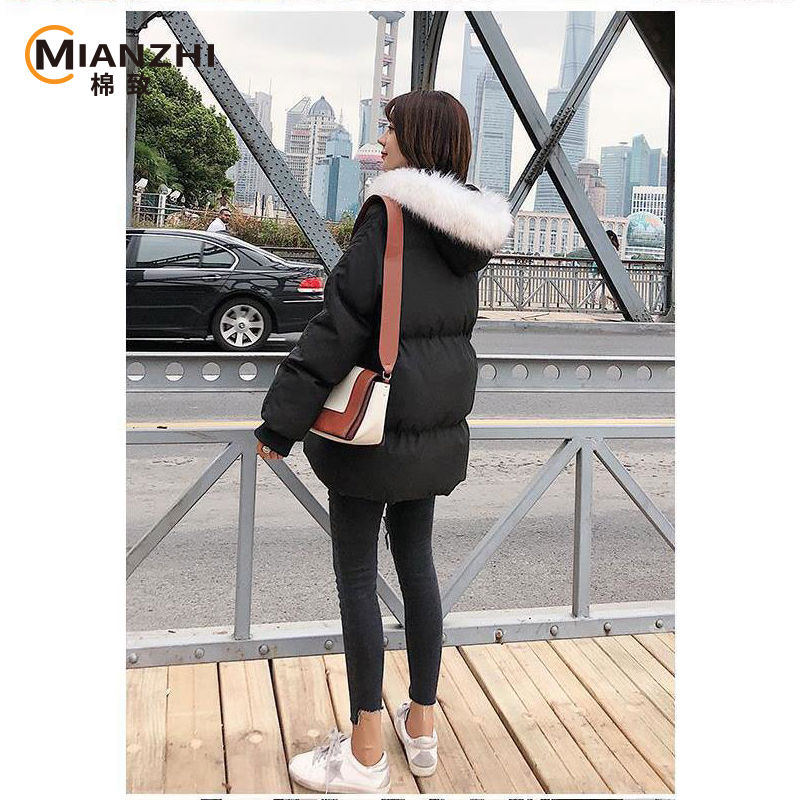 106089-森马集团品牌棉致短款棉衣秋冬加厚保暖外套oversize连帽棉服外套-详情图