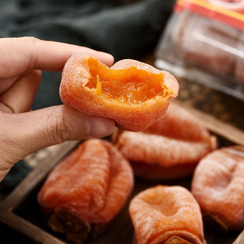 106060-广西桂林恭城柿饼特产农家自制流心柿饼子霜降软糯圆柿子干-详情图