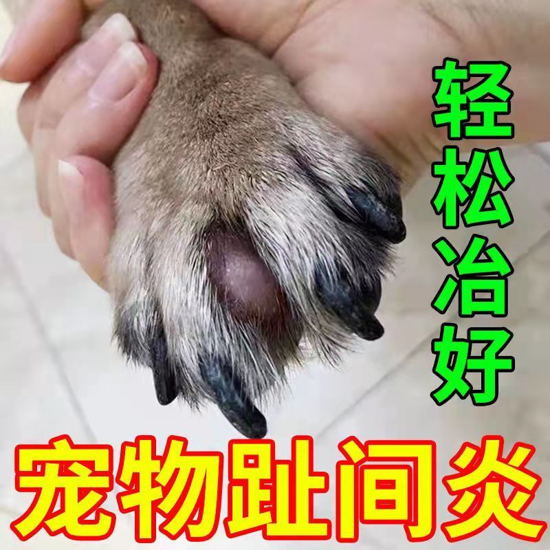 【宠医推荐】宠物趾间炎特效药狗猫脚趾炎烂趾间指缝红肿溃烂专用