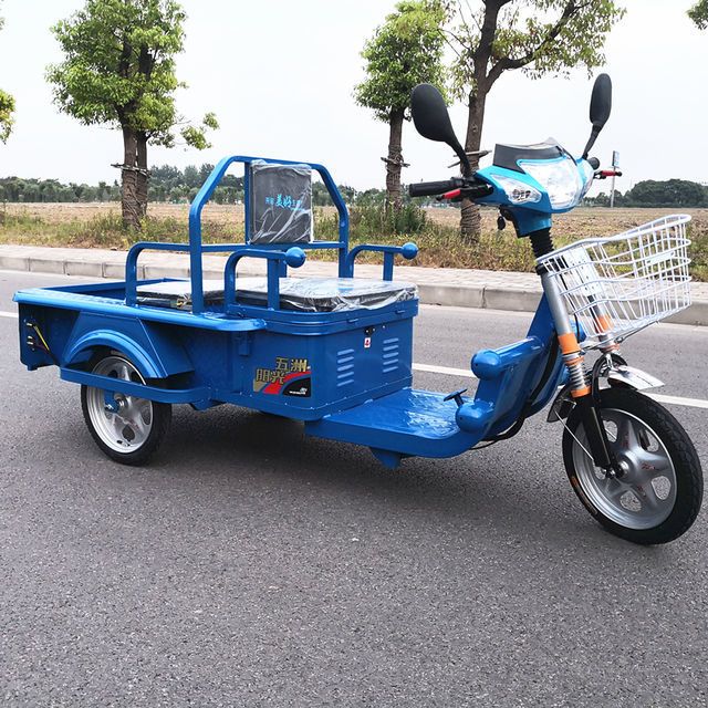 双枪台铃同款电动三轮车货车新款家用成人代步车载重小货运平板车
