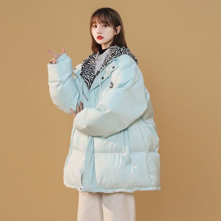 Cotton clothing women's  winter new design sense niche hooded cotton jacket Korean style gentle cotton jacket ins tide