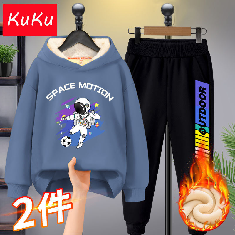 106145-男童冬装套装加绒加厚男孩衣服一体绒儿童卫衣冬装帅气小孩衣服潮-详情图