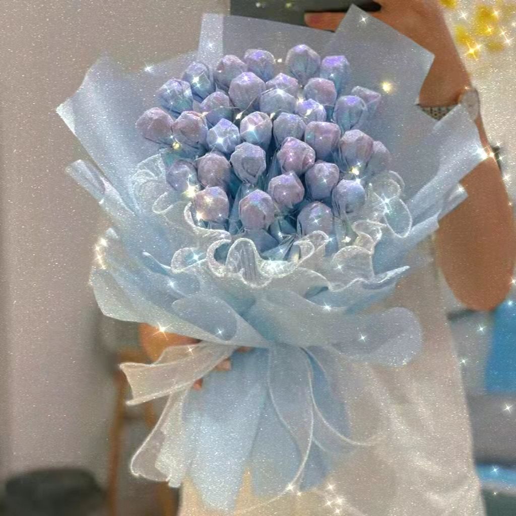 星河棒棒糖花束包装纸材料diy手工制作圣诞节生日礼物送闺蜜朋友