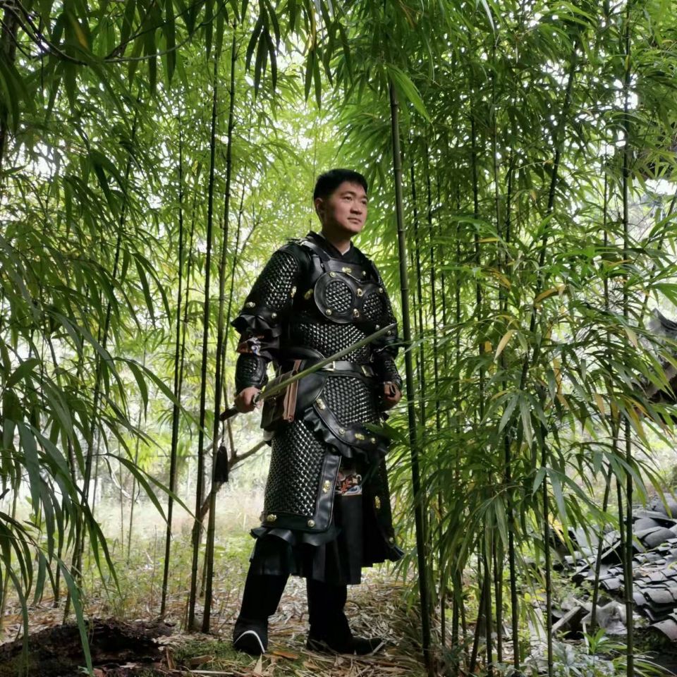 中国甲胄盔甲山文甲鱼鳞甲龙鳞甲扎甲汉服