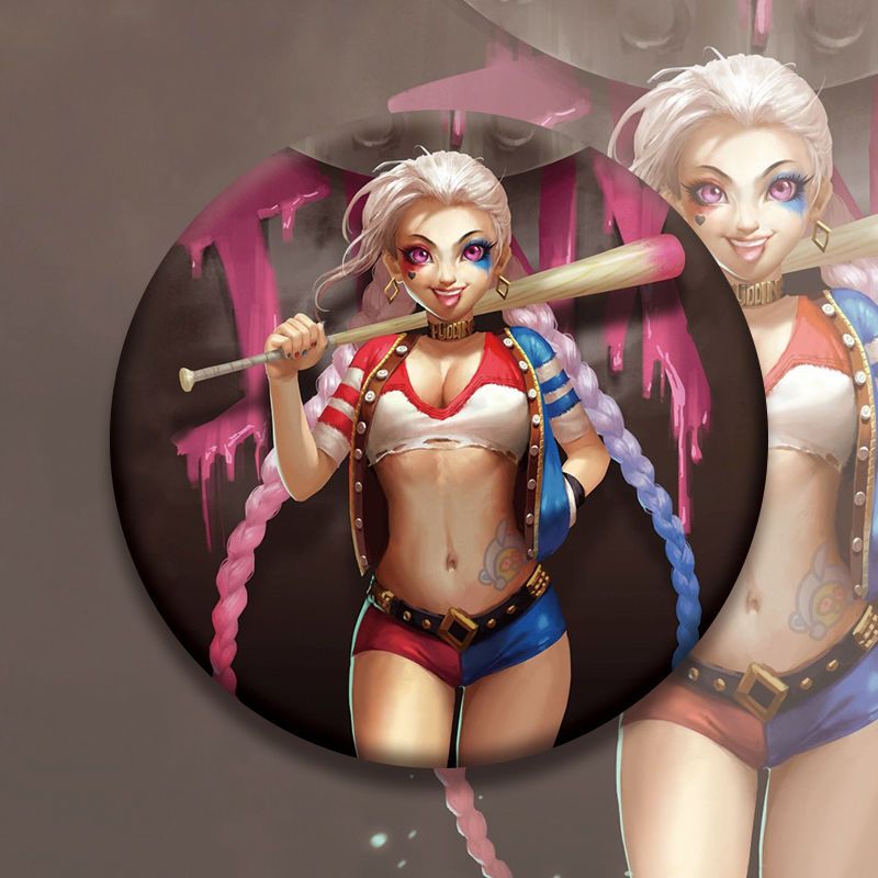 双城之战 arcane金克斯jinx动漫游戏周边lol徽章吧唧学生日常包邮