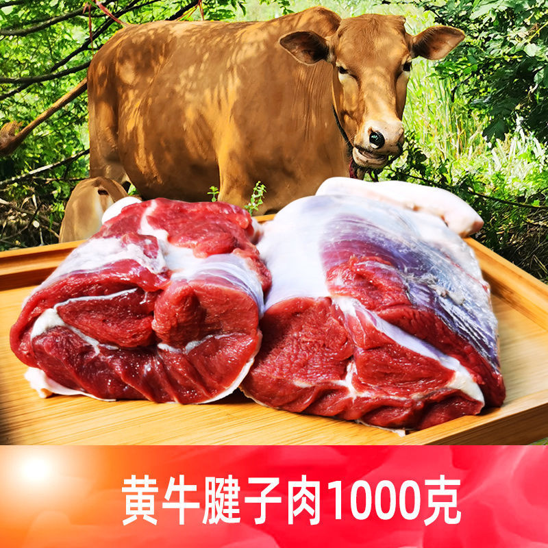 正宗黄牛肉新鲜冷冻牛腱子肉2斤 原切黄牛肉生鲜牛腱子肉牛腿肉