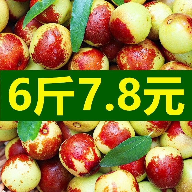 106046-【超低价】正宗山东沾化冬枣新鲜水果脆甜5斤整箱包邮批发脆冬枣-详情图