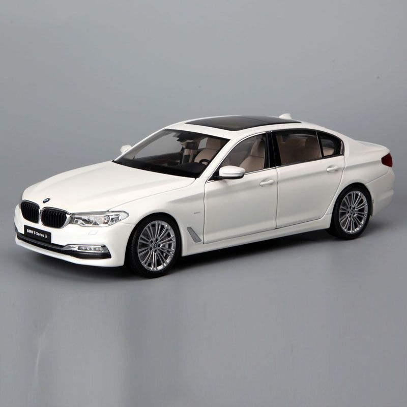 kyosho京商 1/18 宝马bmw 5系series li 加长版g38 白色 合金模型