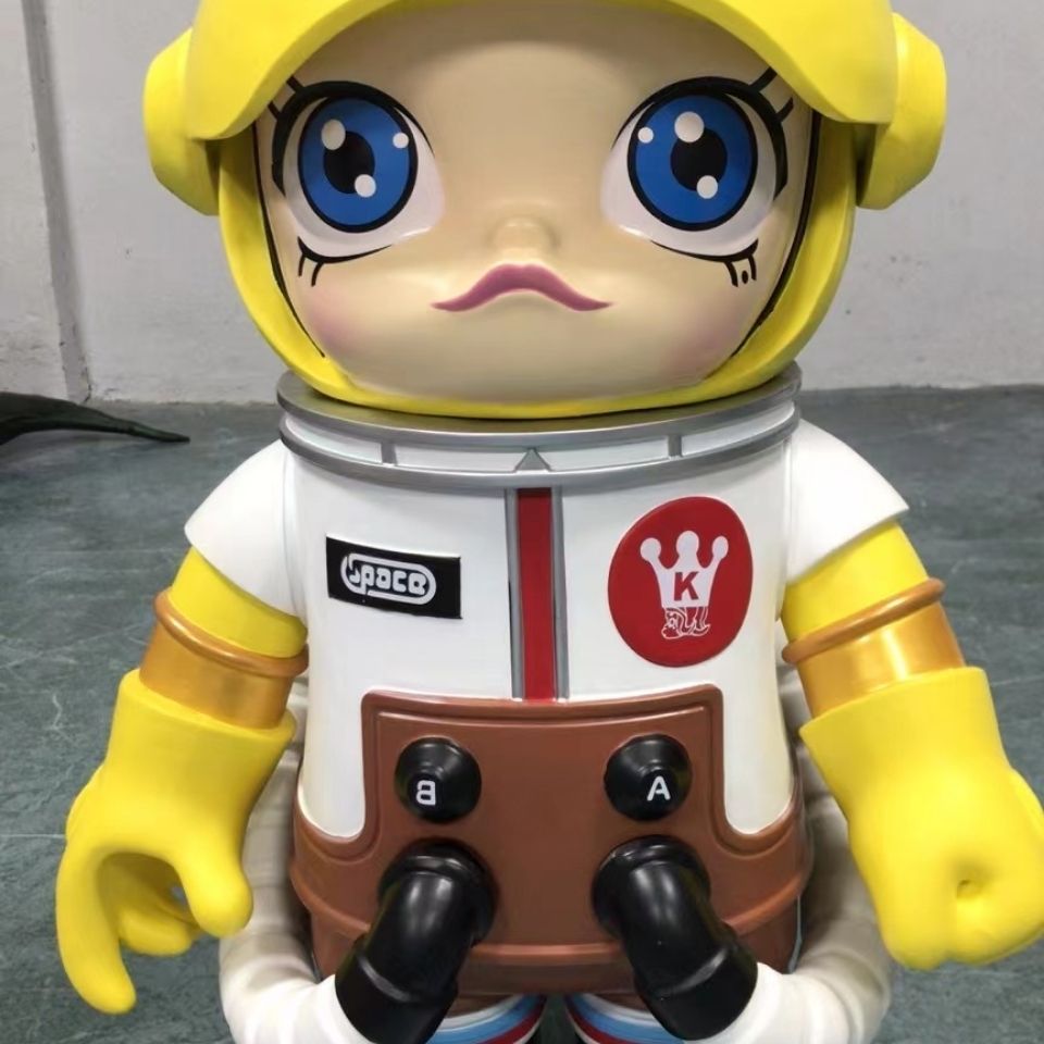 popmart泡泡玛特宇航员mega珍藏系列400海绵宝宝