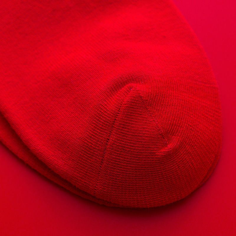 顶瓜瓜红色袜子新年本命年结婚福字鸿运大红中筒男女情侣袜子