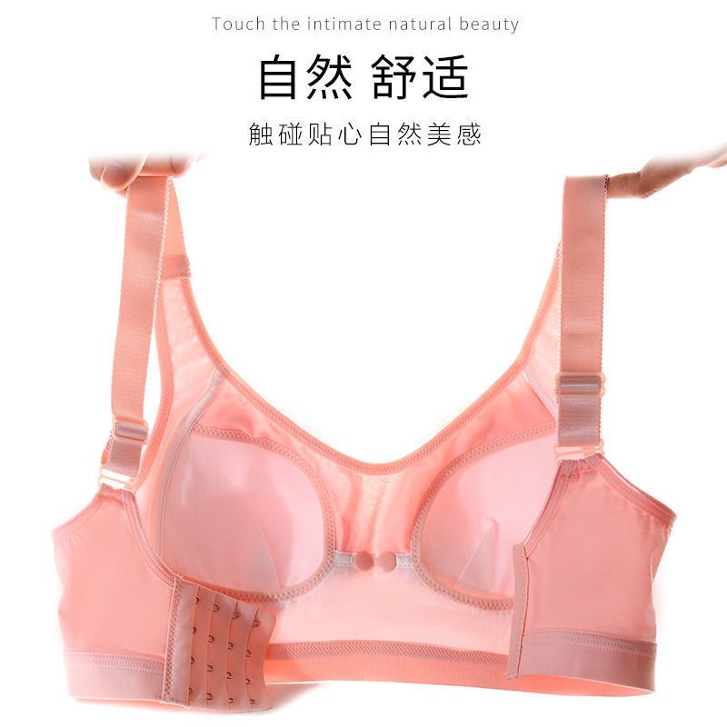 125901-新孕妇喂奶舒适纯棉无钢哺乳文胸聚拢防下垂喂奶孕妇内衣孕期胸罩-详情图