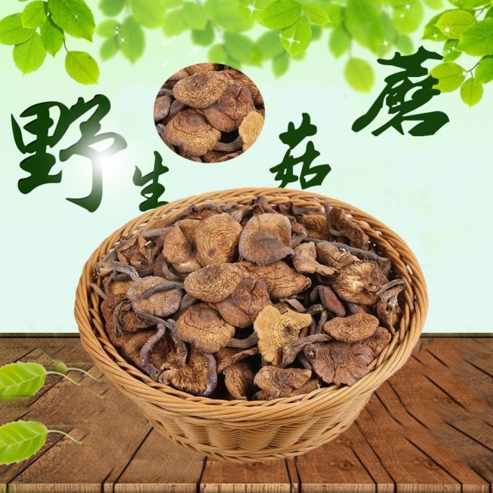 【干蘑菇】东北黑龙江伊春野生大山里蘑菇半斤250克包邮