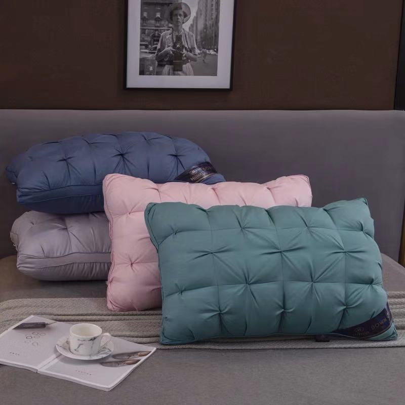 枕头枕芯一对装护颈椎舒适助睡眠单双人成人学生枕家用酒店枕