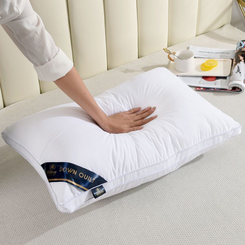 枕头枕芯一对装护颈椎舒适助睡眠单双人成人学生枕家用酒店枕
