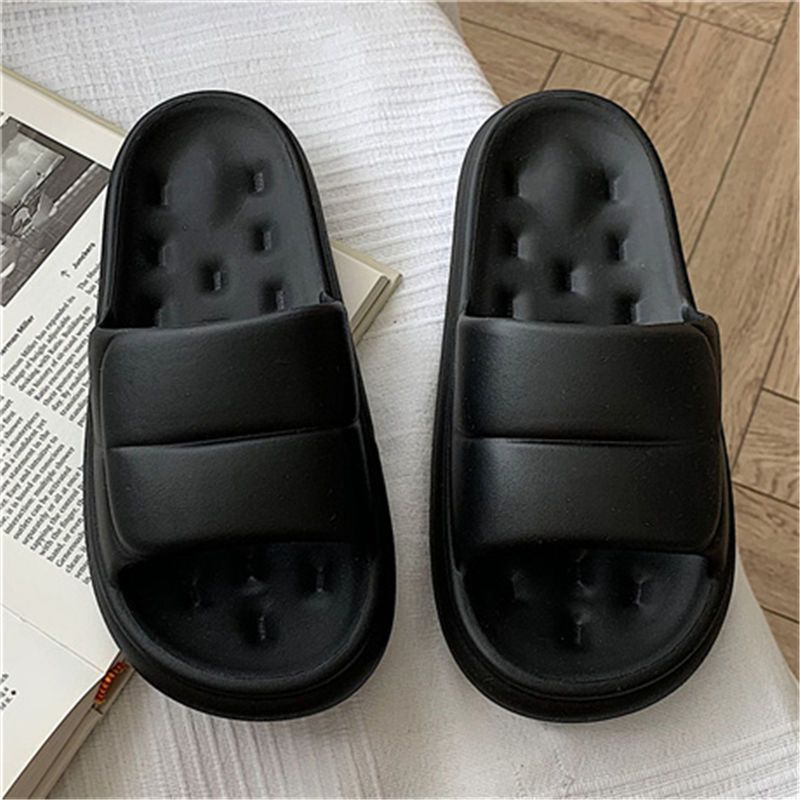 Thin strips EVA non-slip anti-odor thick-soled slippers women's summer home bathroom shower couple sandals for men