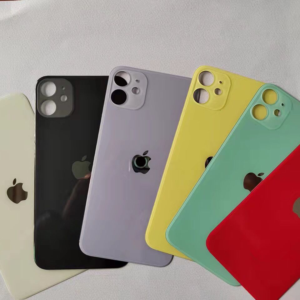 适用苹果11后盖玻璃iphone11/11pro/11promax手机后壳玻璃11p