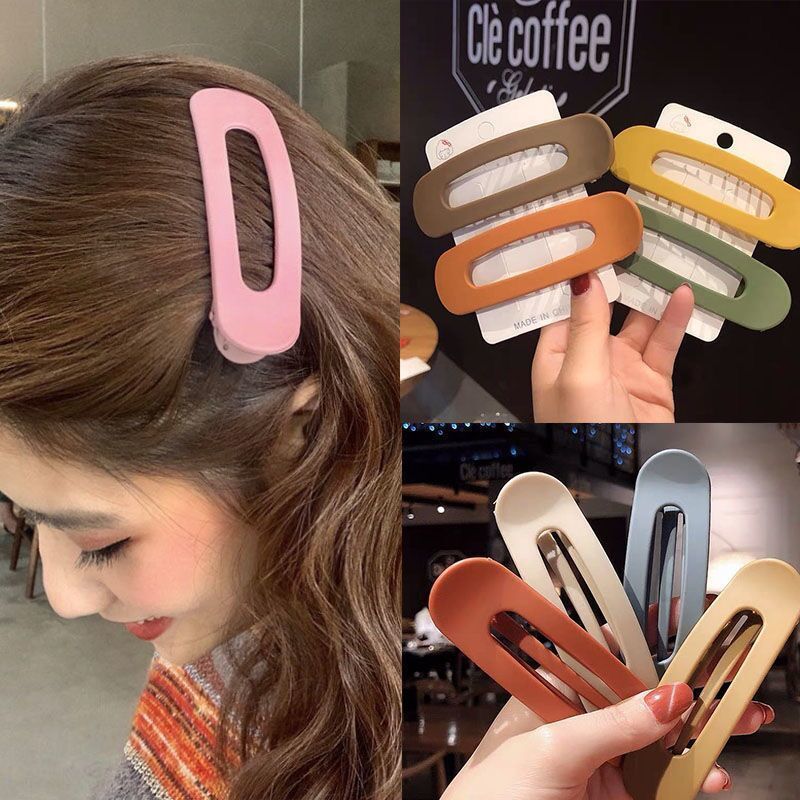 One-word clip new bangs clip big clip hair clip back of the head candy-colored hair clip special side hair clip for washing face