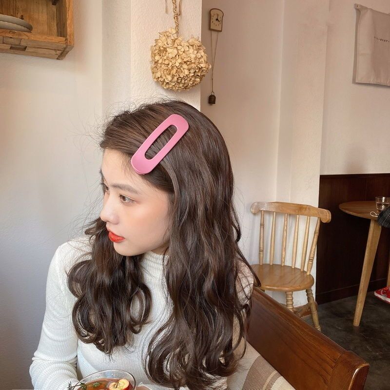 One-word clip new bangs clip big clip hair clip back of the head candy-colored hair clip special side hair clip for washing face