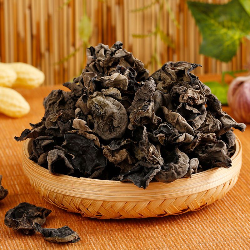 云南红河绿春特产食用干木耳150g特级秋木耳肉厚无根黑木耳