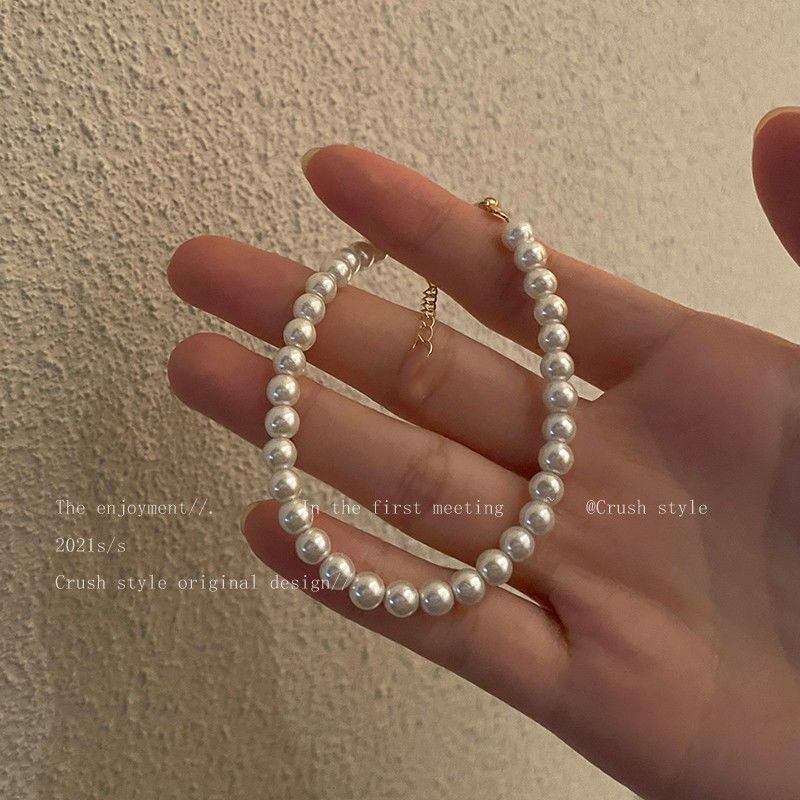 Cat's Eye Stone Fu Brand Pearl Bracelet Women's Retro Hand-woven Couple Red Rope High-end Temperament Adjustable Hand Jewelry