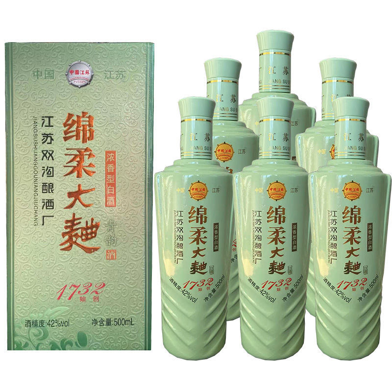 江苏双沟酿酒厂绵柔大曲青韵42度浓香型白酒