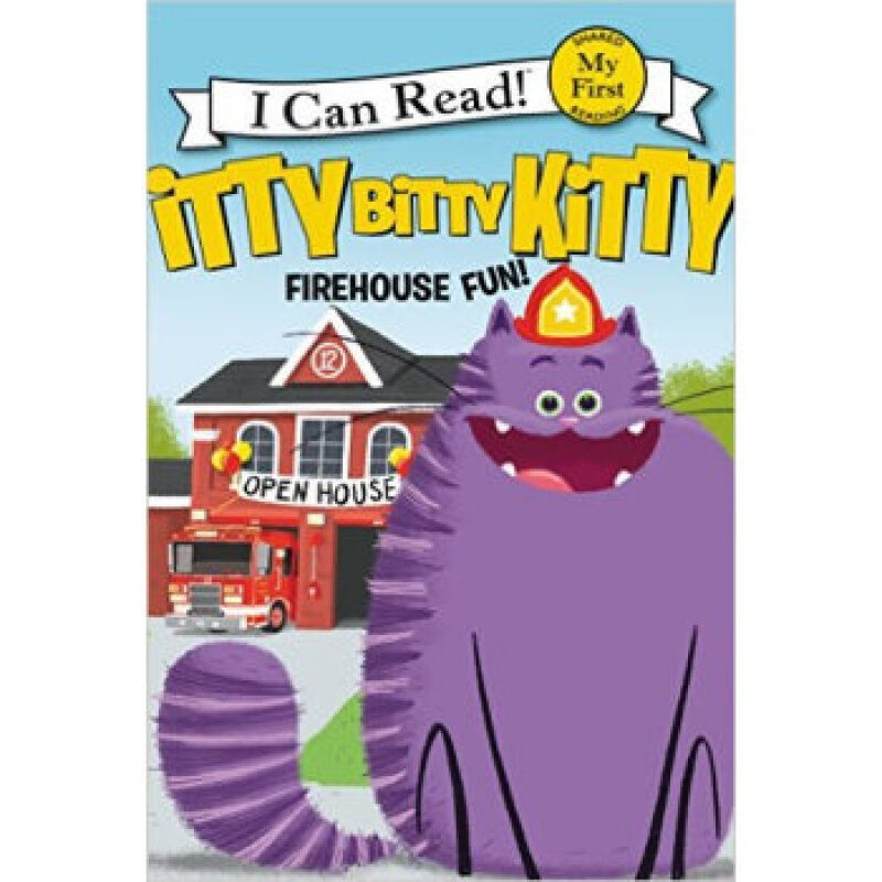 英文原版 itty bitty kitty: firehouse fun  [4-8岁]