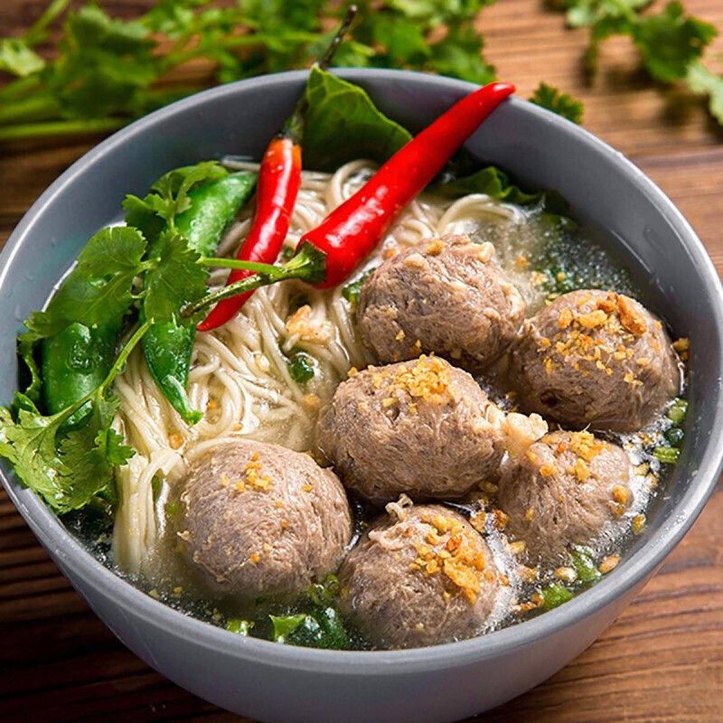 暖男厨房 潮汕火锅丸子 牛肉 正宗潮汕手工牛肉丸牛筋丸250g*2