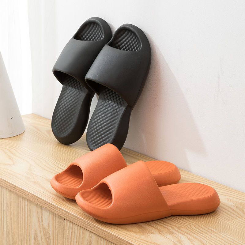 Summer sandals and slippers women wear home indoor casual floor soft bottom bathroom anti-slip mute couple slippers men
