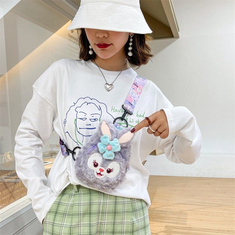 迪士尼2021包包可愛單肩斜挎包韓版學生星黛露少女心洛麗塔胸包女
