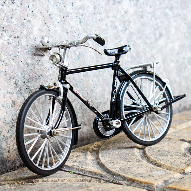 仿真合金28大杠复古老式自行车模型二八大杠送父亲儿童玩具收藏