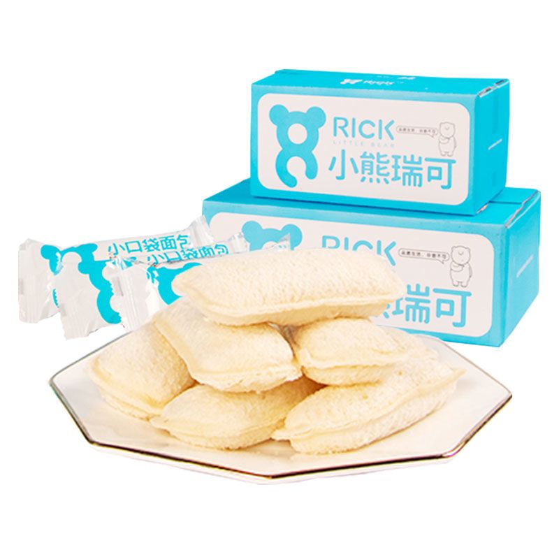 125843-小熊瑞可乳酸菌小口袋面包健康零食早餐蛋糕休闲小吃充饥夜宵食品-详情图