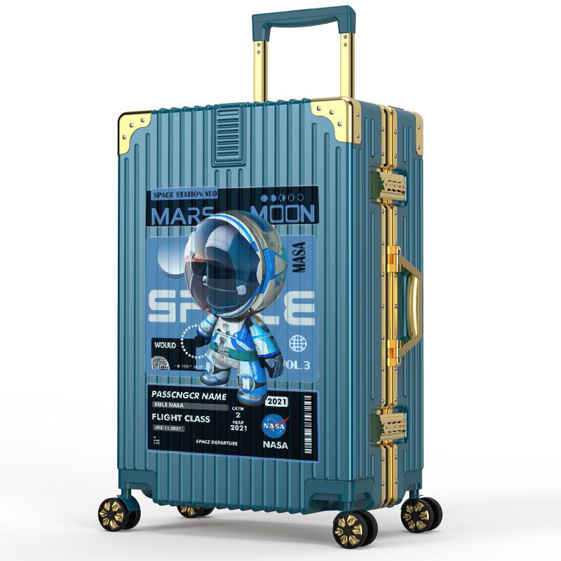 NANS宇航员新款行李箱女拉杆箱男20旅行密码皮箱子结实耐用加厚24