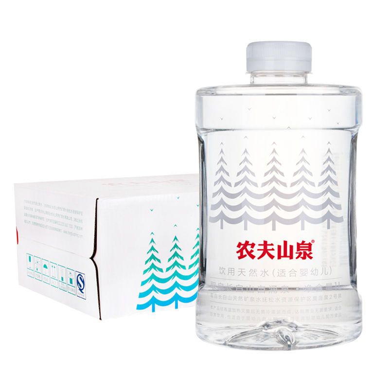 农夫山泉婴儿水1l*12瓶整箱装冲奶粉幼儿饮用天然矿泉水1升宝宝水