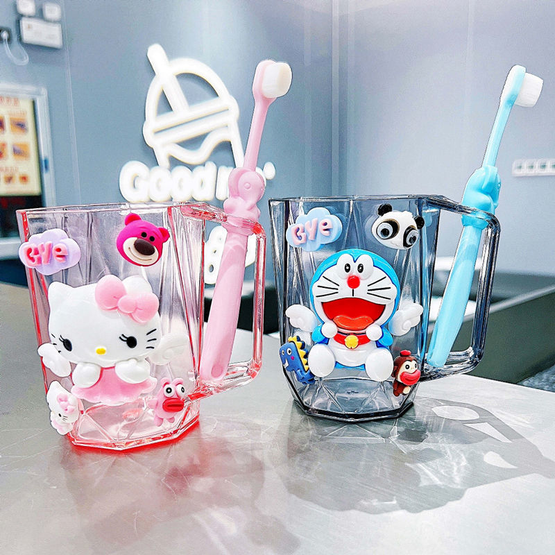 Cartoon creative diamond toothbrush cup simple children's mouthwash cup household couple toothbrush cup cute dental cup