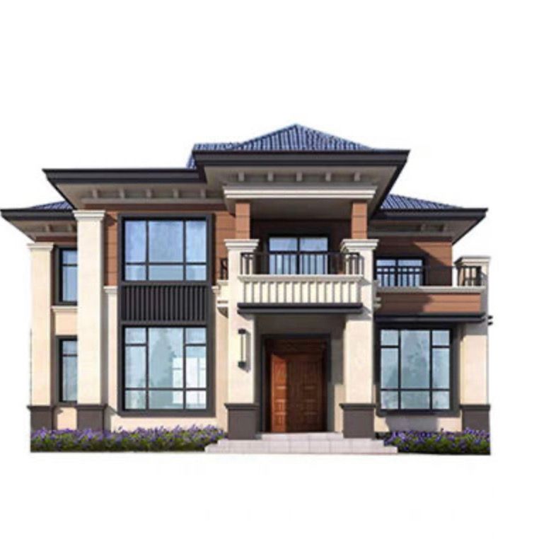 12*10.9米二层新中式别墅设计图纸农村宅基地自建房屋全套