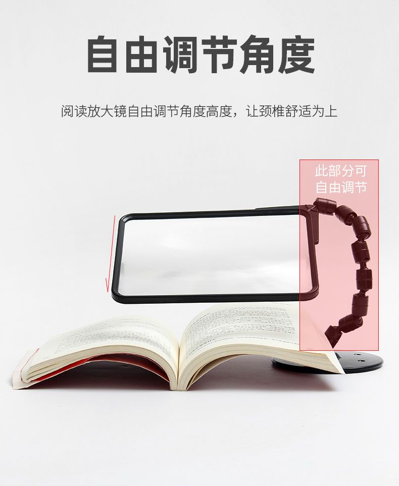 日本池田ILK老人用阅读台式免手持放置1.8倍礼盒装放大~特價