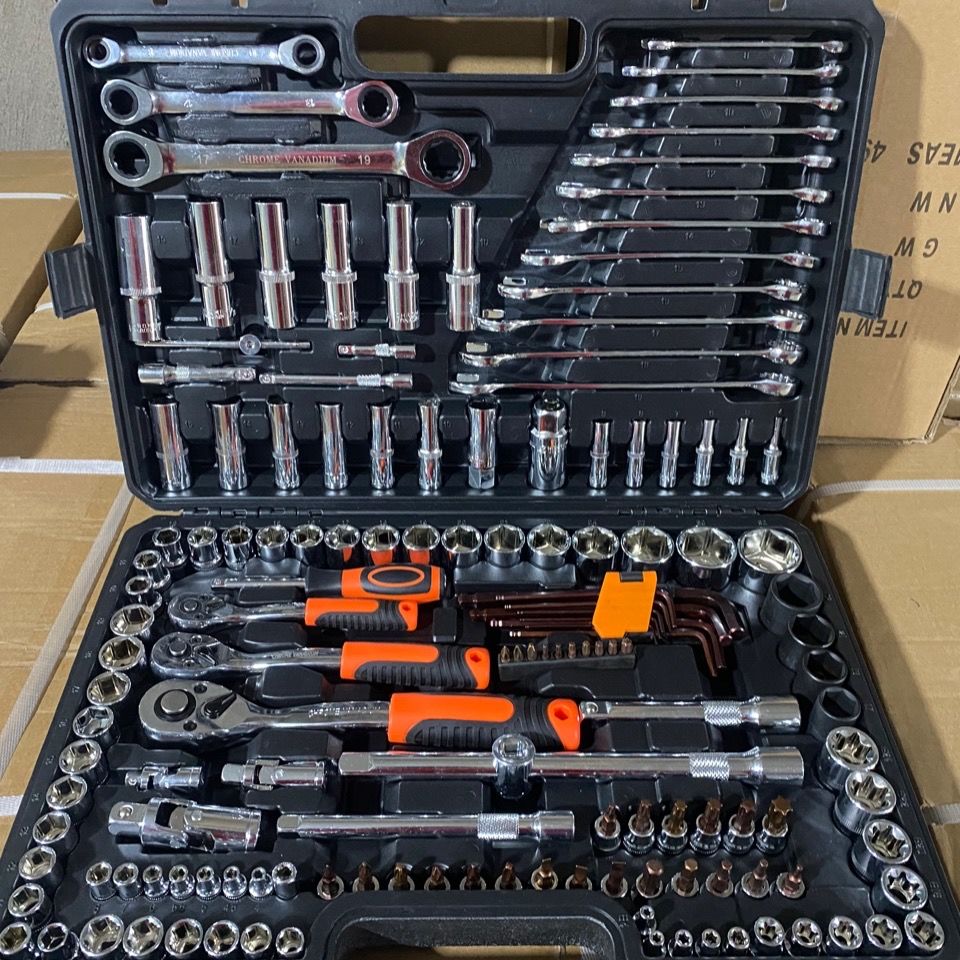 150件套72齿汽修工具套装汽车维修组套套筒扳手组合工具维修工具
