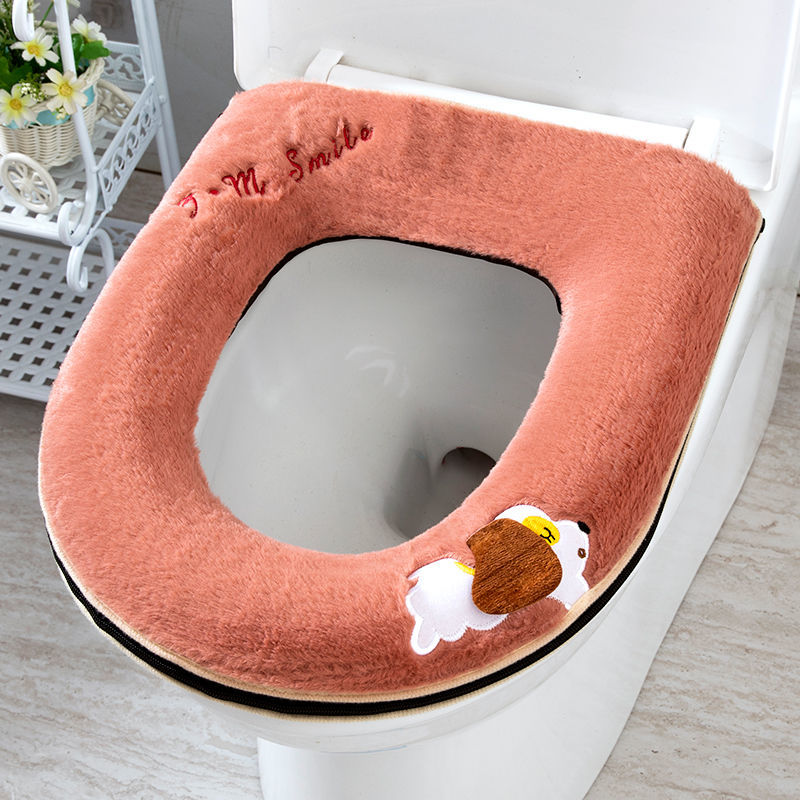 Net red toilet seat full set of four seasons universal new home summer cute toilet ferrule waterproof cushion