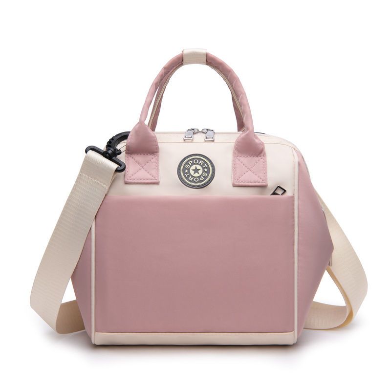 Bolsa transversal pequena multifuncional Fashion Mommy, leve e com alças duplas para bebês._voghion.com