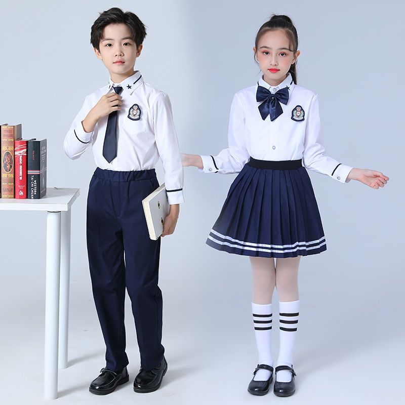 165861-儿童礼服中小学生英伦风校庆演出主持大合唱歌咏比赛表演服装园服-详情图
