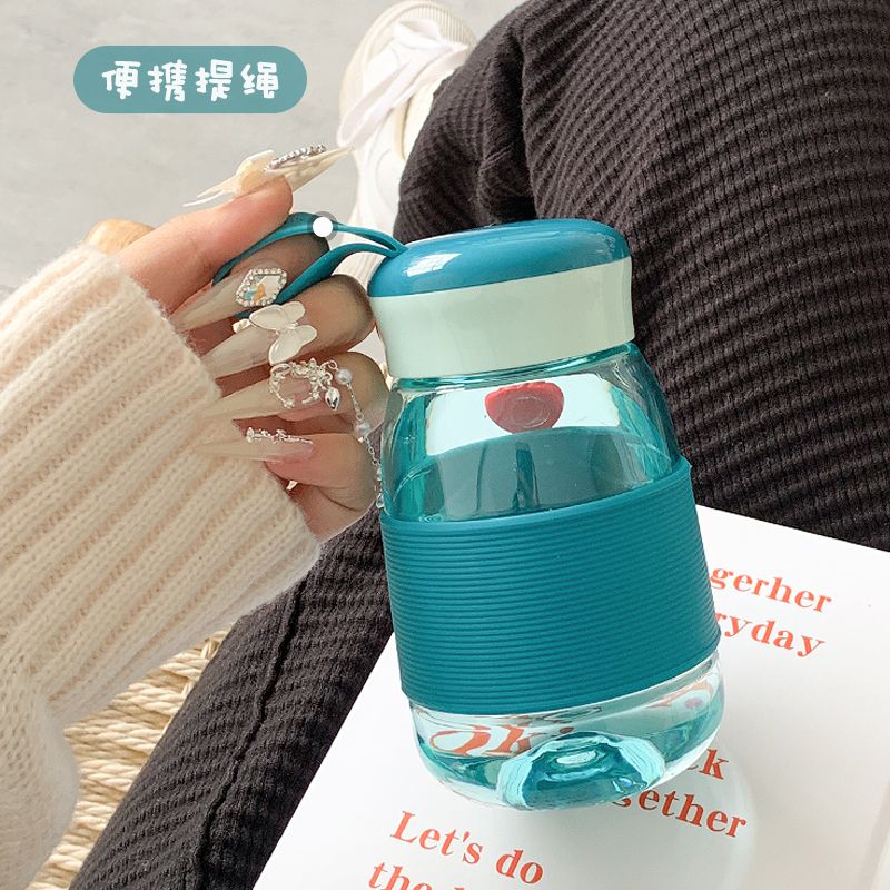 Simple water cup girls' high beauty cute plastic cup students' children's small portable anti scalding  new cup
